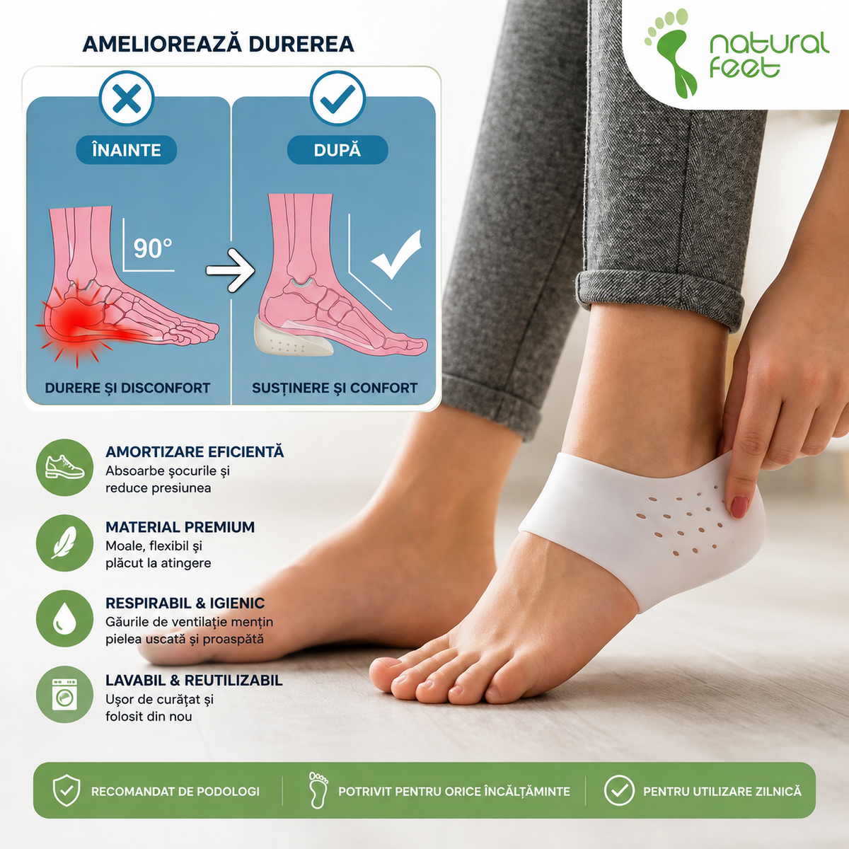 Natural Feet- Gel siliconic terapeutic